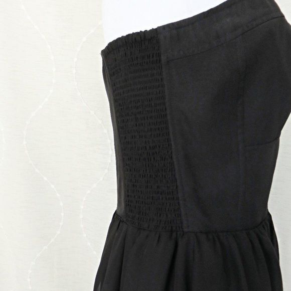 Little Black Chiffon Dress by Guess With Straps or Strapless......625 - Picture 8 of 13